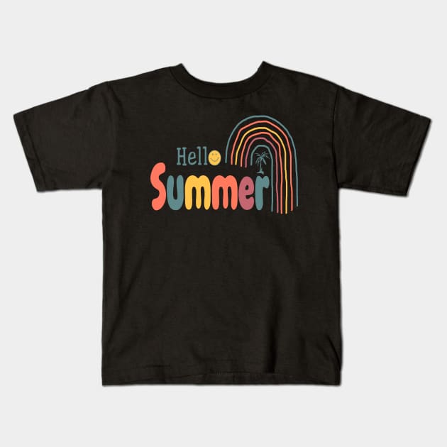 Hello Summer Kids T-Shirt by studio.artslap